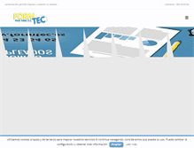 Tablet Screenshot of formtec.es